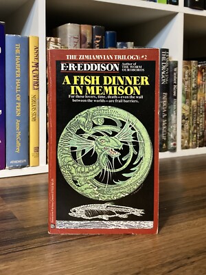 A Fish Dinner in Memison (Zimiamvian #2) - E. R. Eddison (vintage pb)