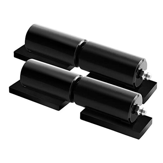 Heavy Duty Gate Hinges 7 Inches - 2 Pack Barrel Style Steel Door 7'' - 2 Pack