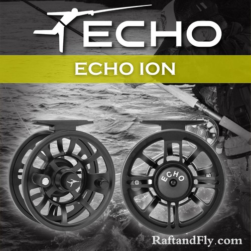 Echo Ion 10/12wt Fly Reel 12 Month Warranty Free Shipping