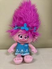 Dreamworks 2016 Poppy Pink 18" Troll Plush Trolls Movie Stuffed Toy Doll