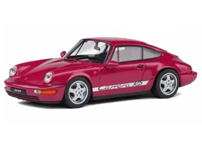 1992 Porsche 964 RS - Red Diecast 1:43 Scale Model - Solido S4312902
