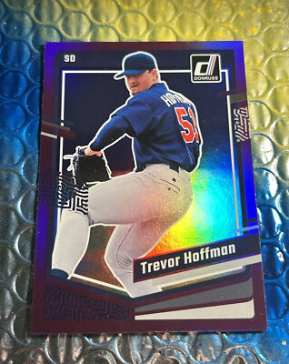 2023 Panini Donruss - Holo Purple #240 Trevor Hoffman - San Diego Padres