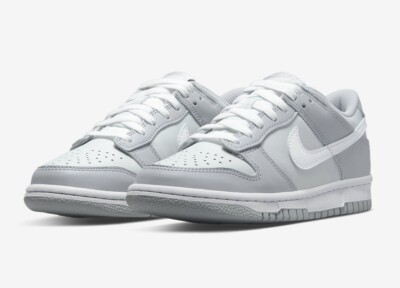BRAND NEW Nike Dunk Low Two-Toned Grey GS Sizes - FAST SHIP