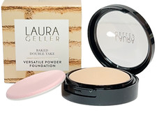 Laura Geller LIGHT Baked Double Take Versatile Foundation Powder 0.35 oz NEW BOX