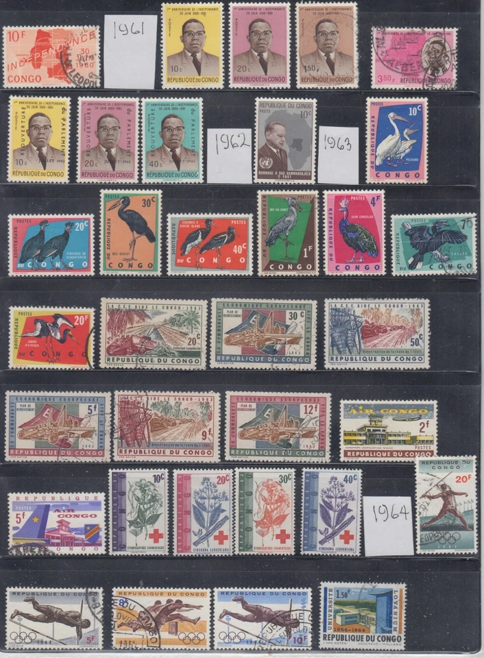 Congo, República Democrática 1923-2002 una colección como nueva y usada. Foto 3 de 4