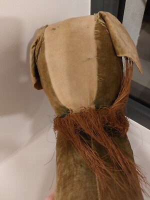 Espléndido Peluche Grande Antiguo Bulldog Bull Dog 1920 Muñeca Jumeau