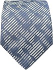BISSE Necktie - Micro Fabric Men's Tie, Navy Blue Patterned Men's Tie