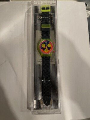 Vintage Swatch Watch Grand Prix SCJ101 1991 (Chrono function not
