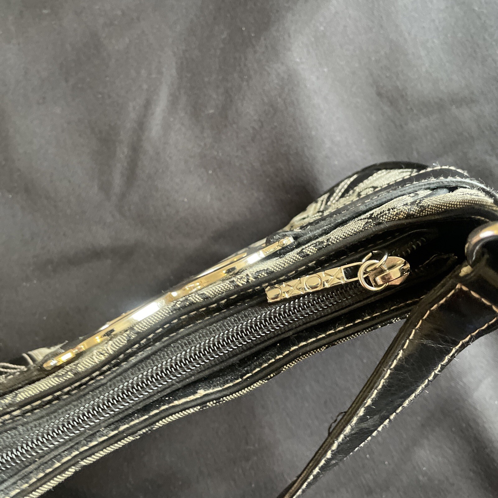 XOXO Black Shoulder Bag Purse eBay