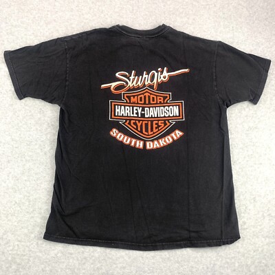 Harley Davidson Sturgis South Dakota T Shirt Size XL Motorcycle