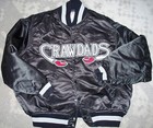 RARE Minor League Baseball Satin Team-Issued Jacket - HICKORY CRAWDADS (L) — photo 1