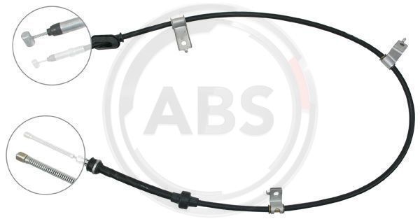 A.B.S. K19048 Seilzug, Feststellbremse Rechts FüR Honda-image