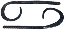 Xzone Blitz Worm 11 inch Ribbon Tail Worm 8pk Magnum Bass Fishing Worm