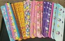 32 Pack Of Assorted Slap Bracelets- Unisex Party Favor Supplies