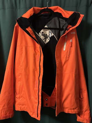 Orage Men's M Prime 10 Ski/Snowboard Jacket - Orange - Detachable