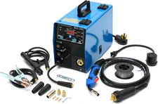 4 IN 1 MIG Welder Inverter 200AMP Gasless 110V 220V ARC TIG ARC Welding Machine