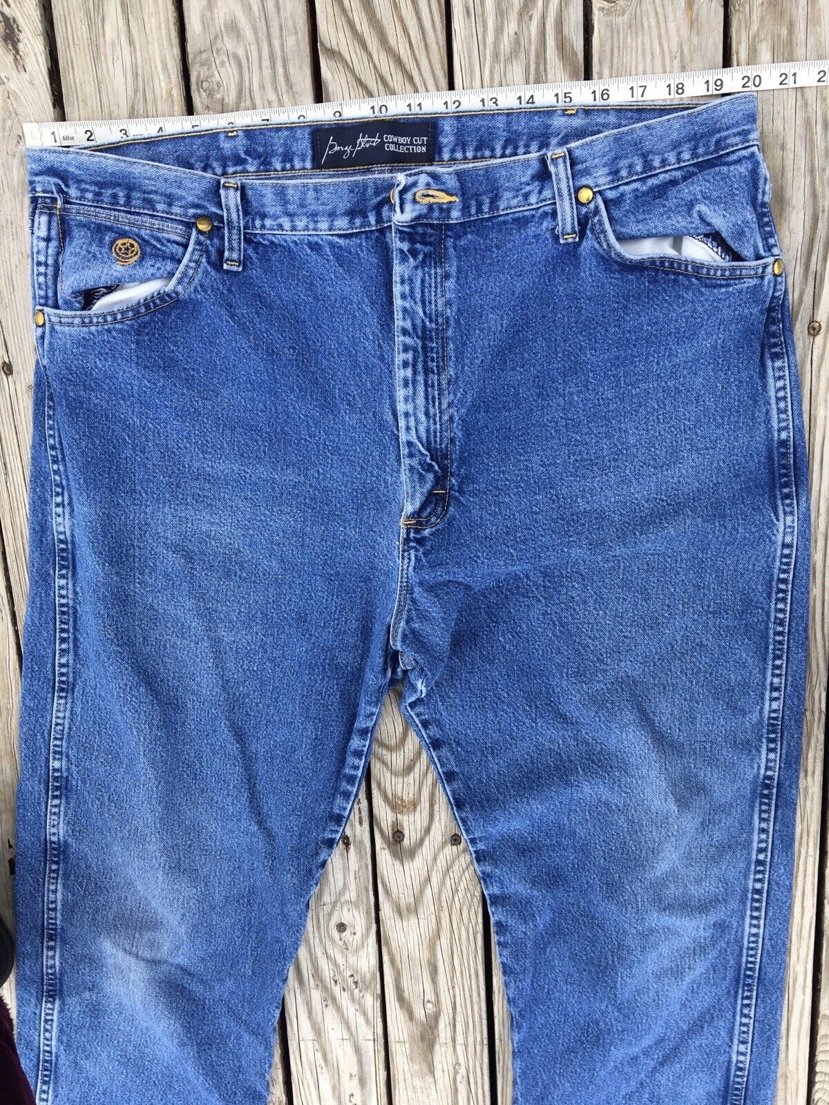 Wrangler Cowboy Cut George Strait Blue Jeans West… - image 6
