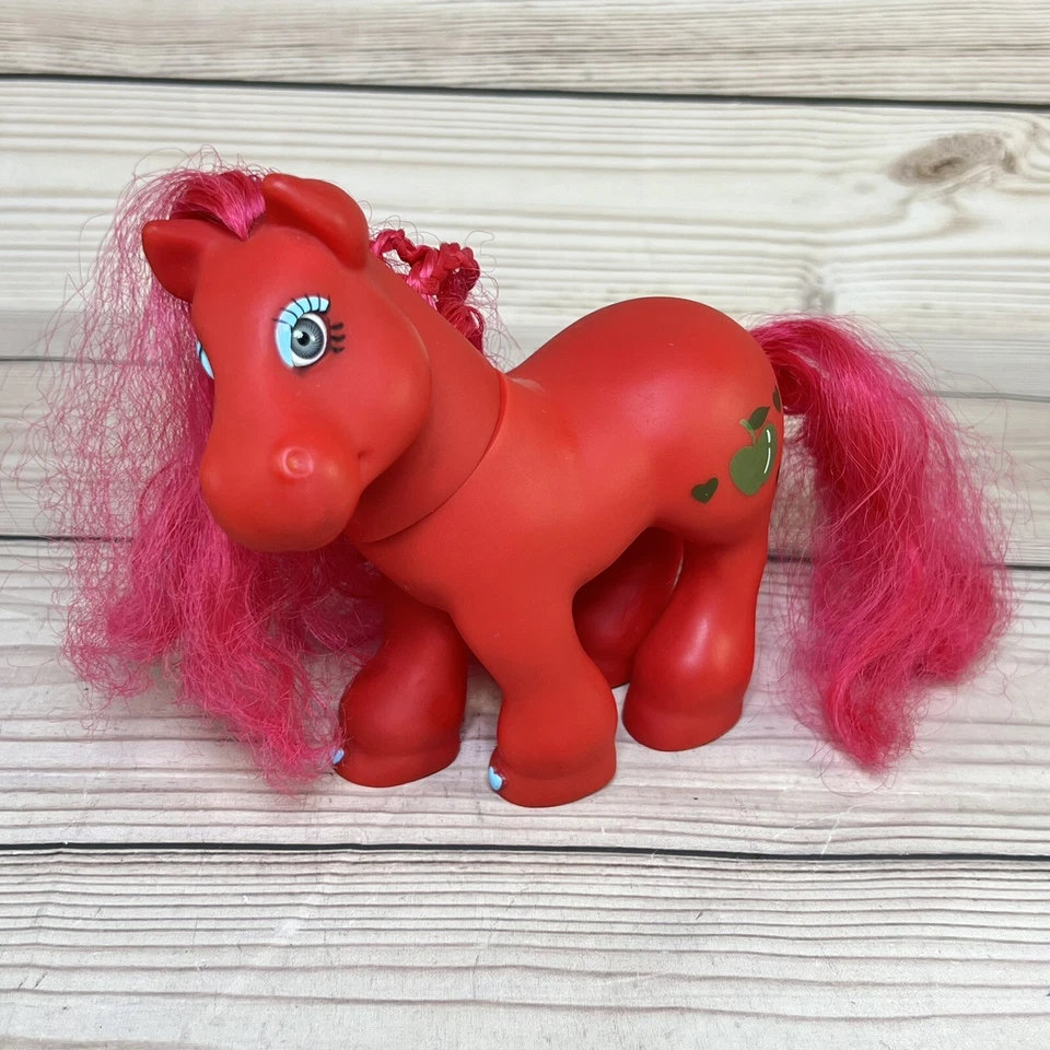 Vintage CPK Magic Meadow 1993 Red Pony Fakie M1 Apple Cabbage Patch Kids Heart - Image 2 of 4
