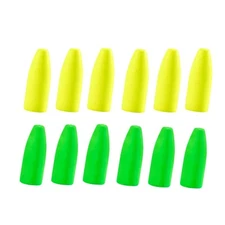 Dr.fish 30pcs Fishing Foam Floats Bullet Shape for Carolina Rig Live Bait Rig