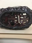 Antique Japanese Bamboo Rattan Burl Wood Root Boat FUNAGATA Ikebana Basket Vase — photo 4
