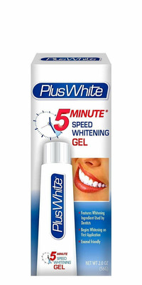Plus White 5 Minute Premier Speed Whitening Gel Fast Gentle Enamel Friendly 2oz