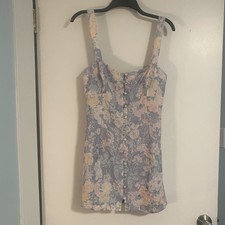 Lulus Floral Print Corset Dress Women’s S Spring Whimsy Cottage Core Fairy Boho