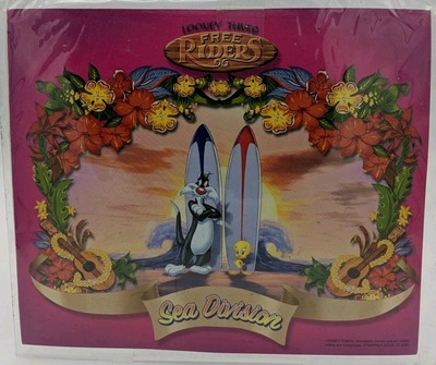 Looney Tunes Sponge 2001 Warner Bros Sea Division Free Riders Slyvester & Tweety