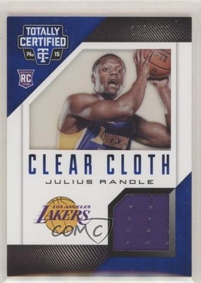 2014 Totally Certified Clear Cloth Jersey Blue /199 Julius Randle Rookie RC w5c