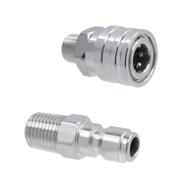 #ad #ad 2 PCS Pressure Washer Adapters NPT 1 4 Male Thread Quick Connect Fittings $22.83