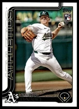 2025 Topps Series 2 Brady Brasso #443 Rookie Card Athletics