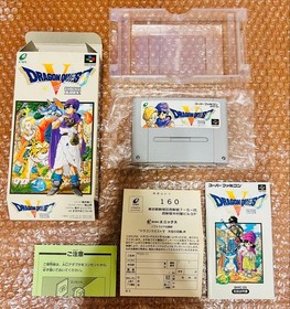 Dragon Quest V Super Famicom SFC Japan NTSC-J CIB Tested Working RPG Enix