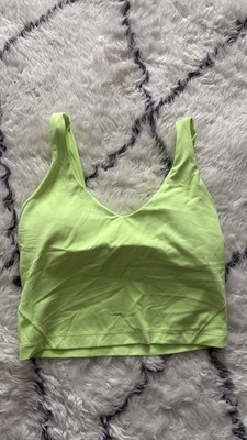 Neon Lululemon align tank top size 4