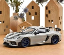 Norev 1:18 Porsche Cayman GT4 RS With Weissach Package - Chalk Gray