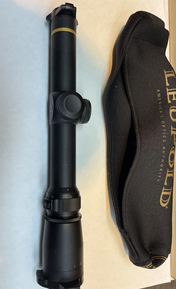 Mira para rifle Leupold VX-3 1,5-5x20 mm mate 1” dúplex con tapas Leupold Alumnia. Foto 3 de 4