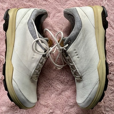 Women s ECCO Biom Hybrid 3 Golf Shoes Size 7 Gray Spikeless Leather Tennis Shoes