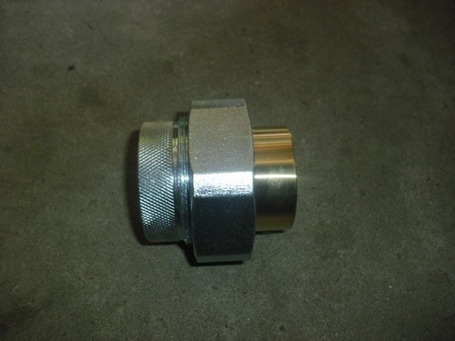 Jomar Valve® 701-108G Dielectric Union, 2 in brass Solder x galvanized FIP