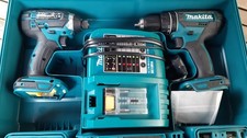 Makita DTD152Z Impact Driver With DHP482Z Combi Drill 18V LXT Twin Kit & Charger