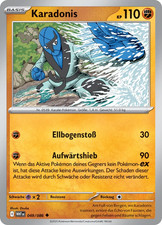 Karadonis / Pokémon Karte / Deutsch / Ewige Rivalen / 049/086 / DRI 049 / Nonhol
