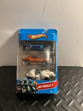 Hot Wheels Three Pack With 69 Camaro 06 Camaro And Ratcar
