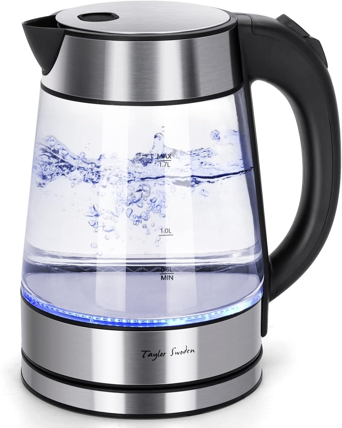 Glass Hot Water Kettle Electric for Tea and Coffee 1.7 Liter