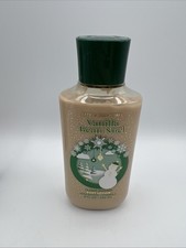 Bath Body Works Vanilla Bean Noel Body Lotion 8 oz 24 hr Moisture