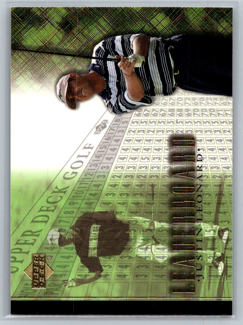 💎2001 Upper Deck Golf #94 Justin Leonard 💎