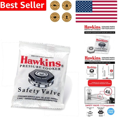 #ad #ad Genuine Aluminium Pressure Cooker Safety Valve Black Fits 1.5 to 14 Litre Models $9.43