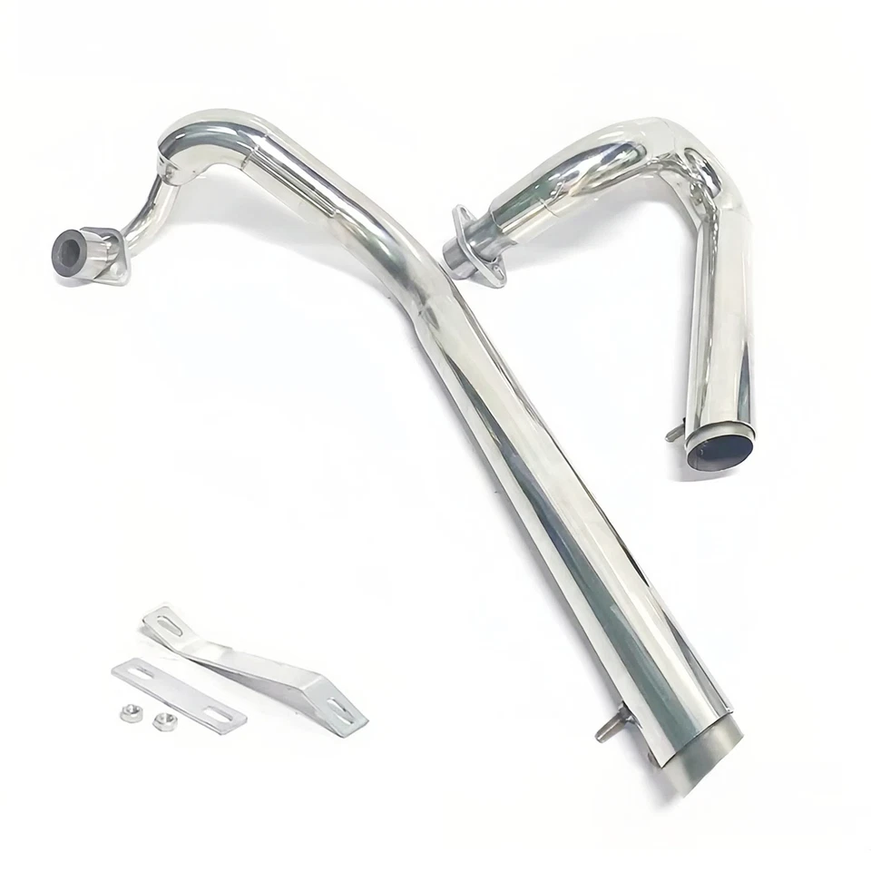 Exhaust Pipe Systems Fit for Yamaha V Star 650 XVS650 V Star 400 XVS400 Dragstar Foto 2 de 4