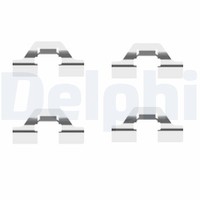 Delphi ZubehöRsatz, Scheibenbremsbelag Hinterachse U.A. FüR CitroËN, Fiat