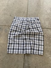 Southpole Shorts Mens 36 Y2k Gray Plaid Flat Front Pockets Bermuda Casual Summer