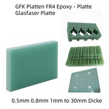 GFK Platten FR4 Epoxy - Platte Glasfaser Platte 0.5mm 0.8mm 1mm to 30mm Dicke