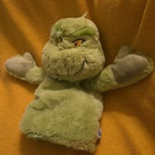 Aurora - Dr. Seuss - 10" Grinch Hand Puppet Whimsical Stuffed Animal
