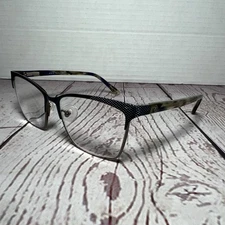 Ann Taylor Petite Eyeglasses Frames ONLY Women's Blue Brown Metal 53-15-135