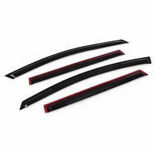 Smoke Tinted Out-channel Vent Visor Deflector 4pcs For 2006-2011 Kia Rio Sedan